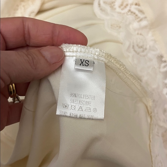 Floral Halter Dress - Cream and Yellow - Picture 6 of 6